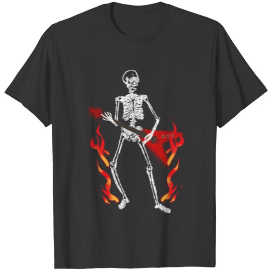 Guitar Player Skeleton T-shirt