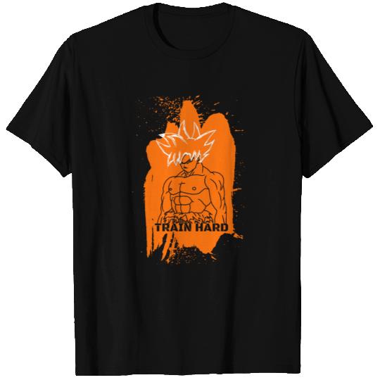 Train Hard Goku T Shirts