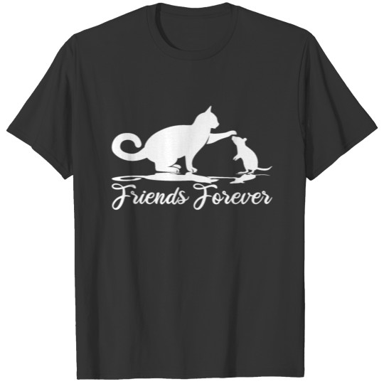 Friends Forever Cat and Mouse T-shirt