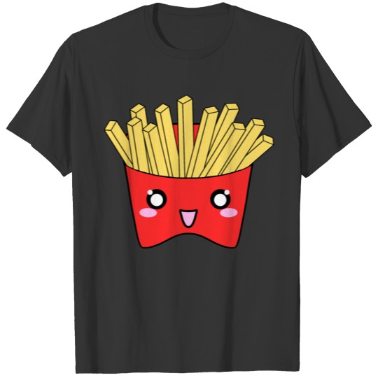 Delicious cute funny yummy Kawaii fries cartoon T Shirts