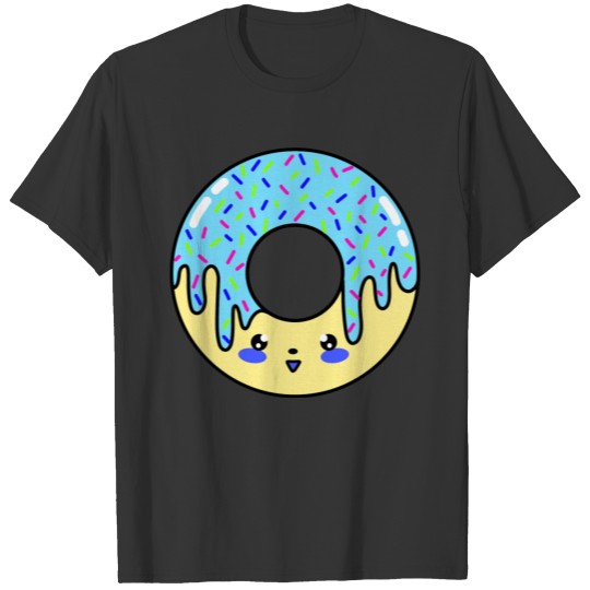 Delicious yummy funny Kawaii donut with sprinkles T Shirts