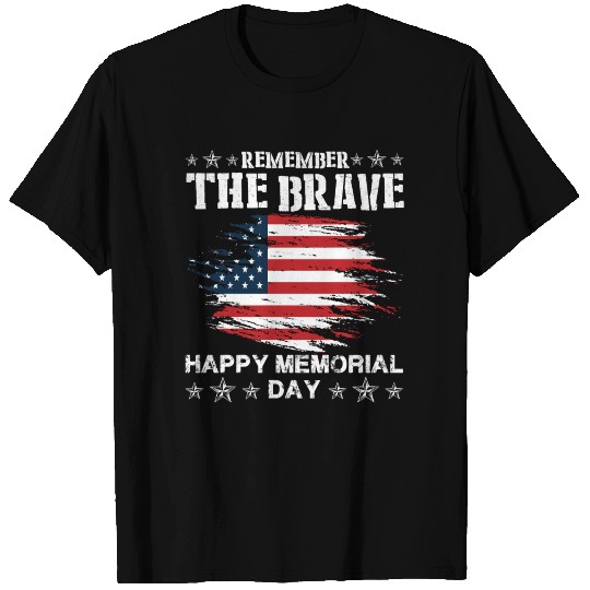 Memorial Day Remember the Brave T Shirts