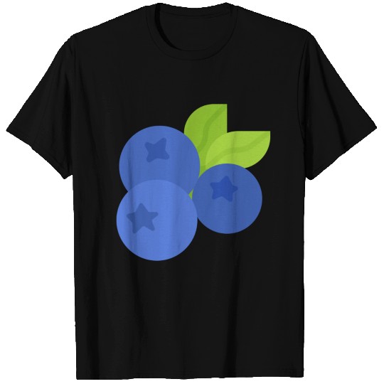 Fresh Blueberry Botanical Illustration T Shirts