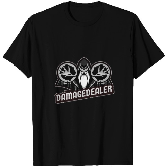 Damagedealer DD role MMORPG role playing game Raid T Shirts