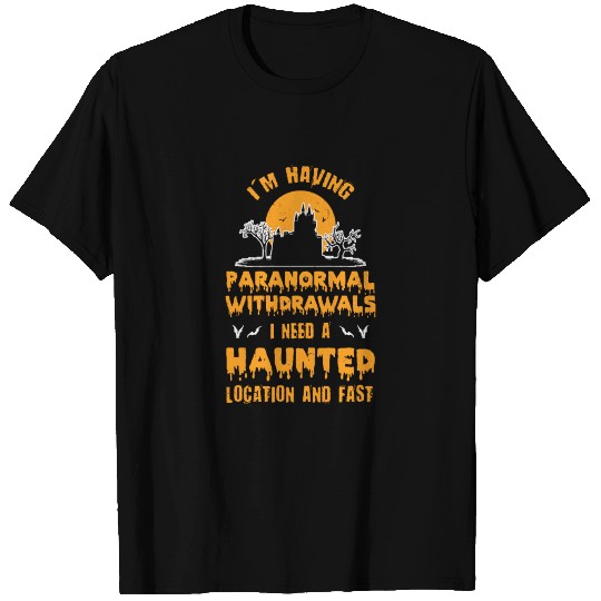 Paranormal Investigator, Ghost Hunters T Shirts