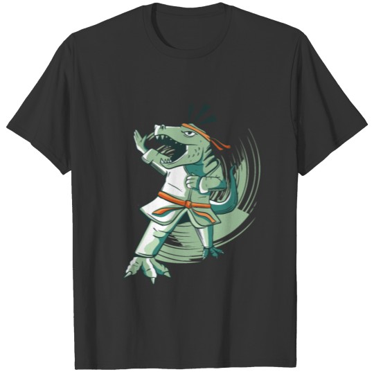 Karate Tyrannosaurus Rex Judo Martial Art Dino T Shirts