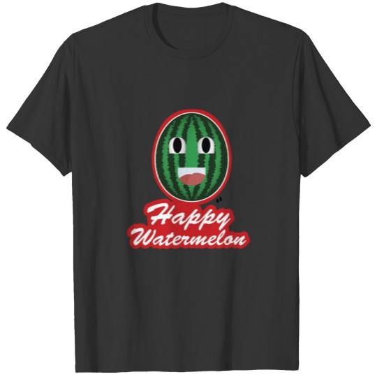 watermelon fruit smile happy watermelon T Shirts