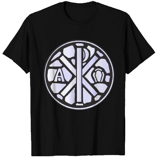 Alpha Omega Glass Window T Shirts