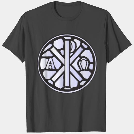 Alpha Omega Glass Window T Shirts