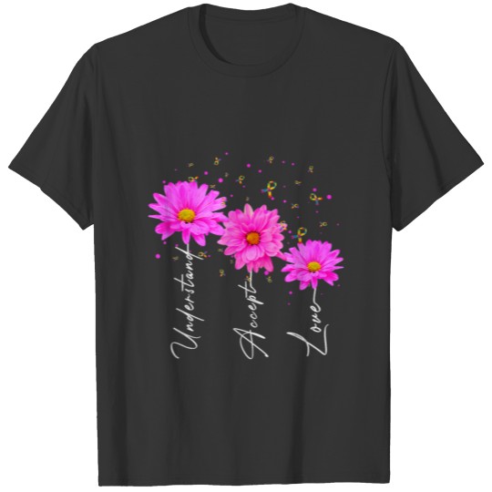 Autism Mom Autism Awareness Daisy Flower T-shirt
