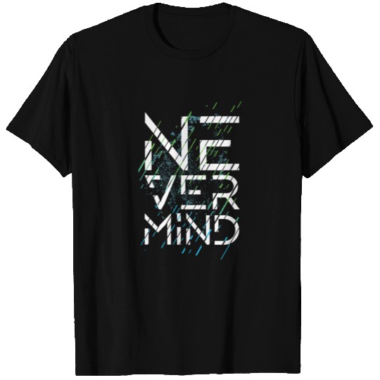nevermind typography T Shirts