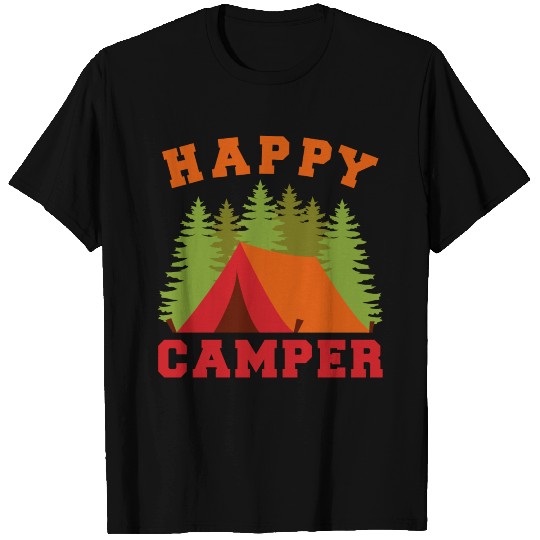 HAPPY CAMPER T Shirts