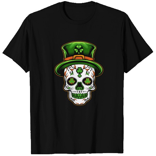 Sugar Skull St Patricks Day T Shirts