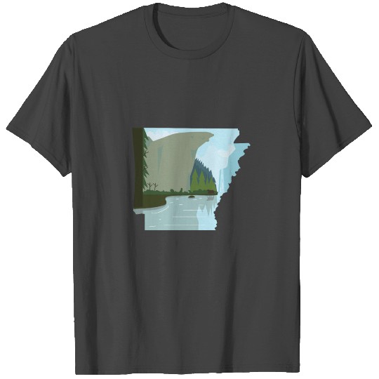 Arkansas State Map T Shirts