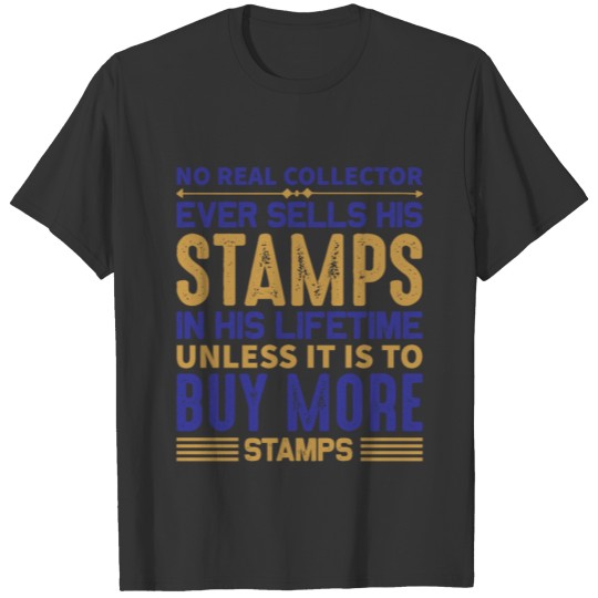 Stamp collecting - No real T-shirt