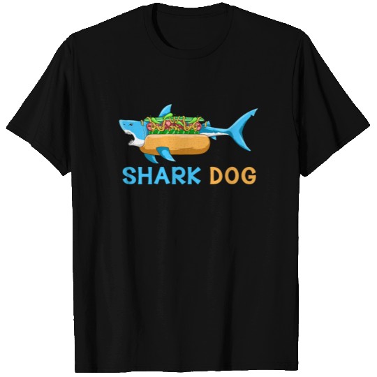 Shark In A Hot Dog - Shark Hot Dog T Shirts