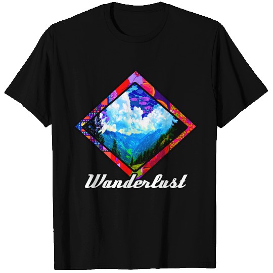 Wanderlust Mountains T Shirts
