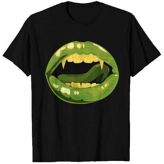 Vampire zombie mouth T Shirts