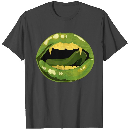 Vampire zombie mouth T Shirts