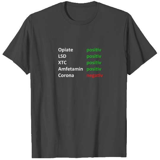 Corona drug test T Shirts