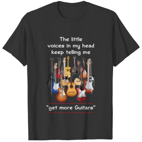 GIFT For GUITAR Lover || Get more Guitars T-shirt