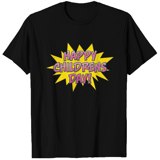 Childrens day comics speech balloon T Shirts