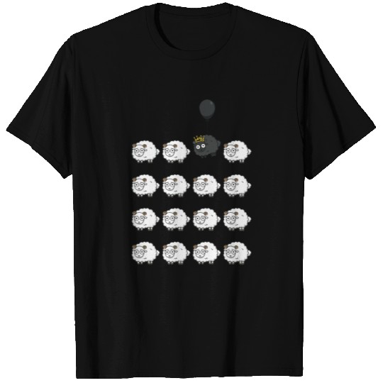 Fun Black Sheep Happy Me T Shirts