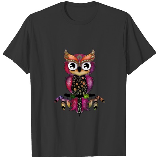 Cute elegant owl T-shirt