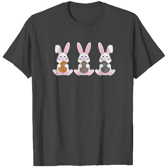 Easter Bunny egg Zebra Giraffe Leopard Cute Easter T Shirts