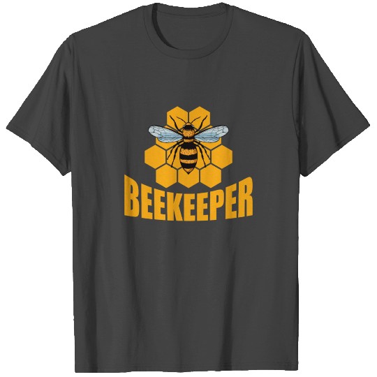 Beekeeper Gift I Honeycomb Beekeeping Honey Bee T Shirts