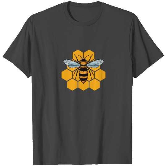 Beekeeper Gift I Honeycomb Beekeeping Honey Bee T Shirts
