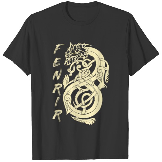 Fenrir The Nordic monster wolf T-shirt