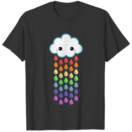 rainbow cloud T-shirt