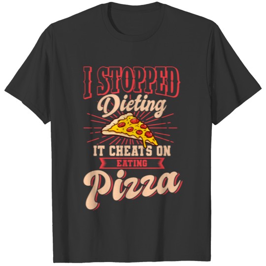 Pizza Party Dieting Pun T-shirt