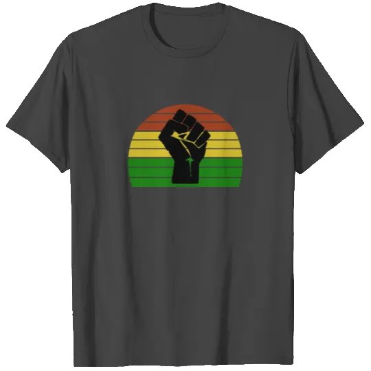 Reggae Rasta - Reggae Fist - Black Power - Africa T Shirts