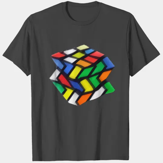 zi-za- rubiks cube game design T Shirts