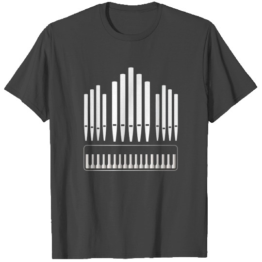 Organ Piano Church Organist Pipe Orchestra Donor T Shirts