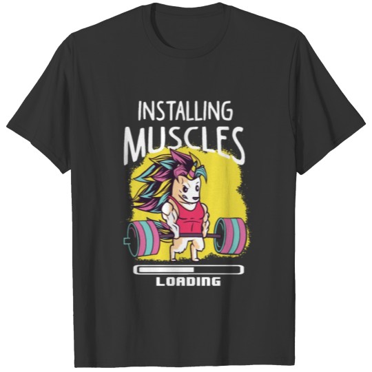Funny Unicorn Muscle Shop Gym T Shirts