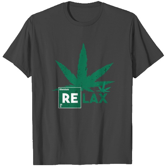 RELAX HEMP LEAF T Shirts