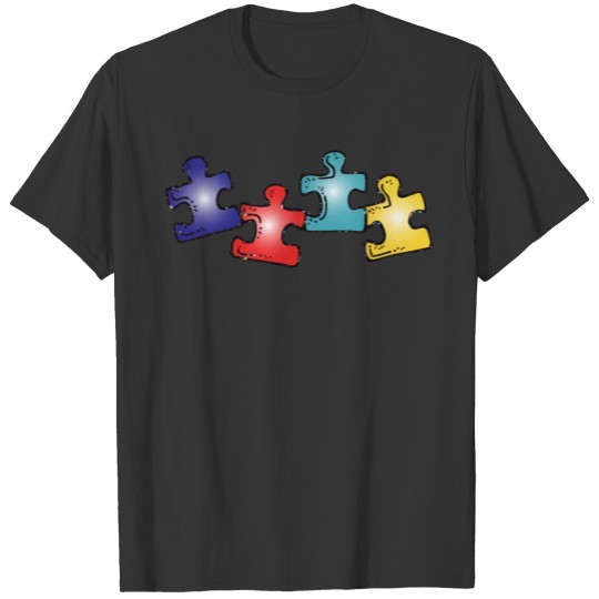 star autism pieces T-shirt