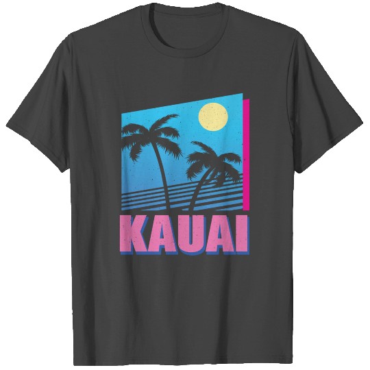 Vintage Tropical Kauai Hawaii Island Gift T Shirts