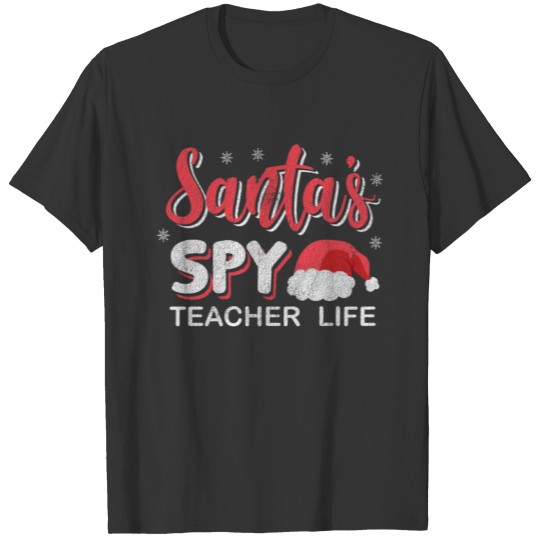 Funny Christmas Teacher Life Gift Designs T Shirts