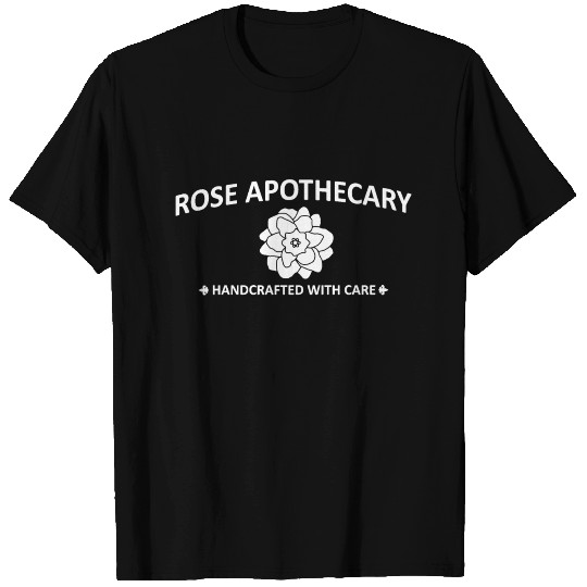 rose apothecary handcrafted with care rose T Shirts