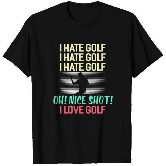 I Hate Golf T Shirts