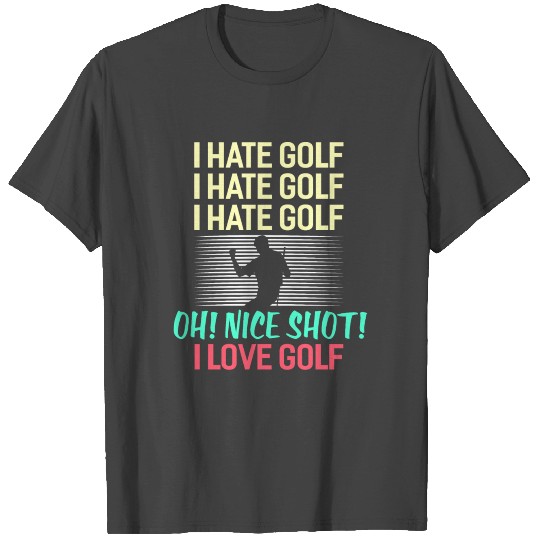 I Hate Golf T Shirts