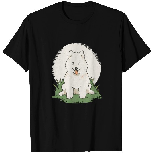 happy samoyed puppy T Shirts