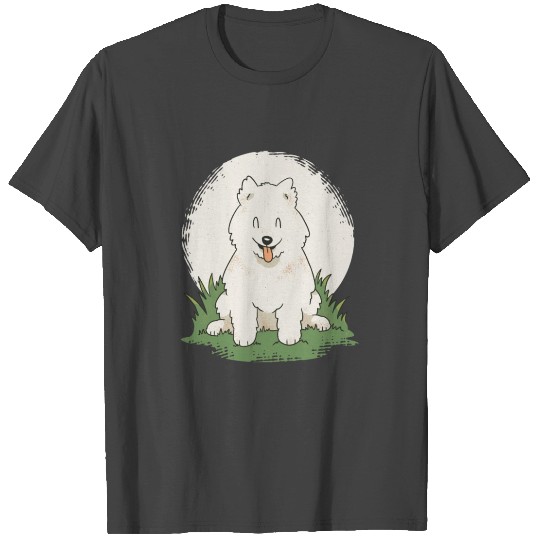 happy samoyed puppy T Shirts
