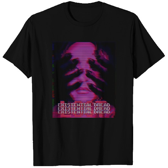 Vaporwave Existential Dread Depressed Glitch T Shirts