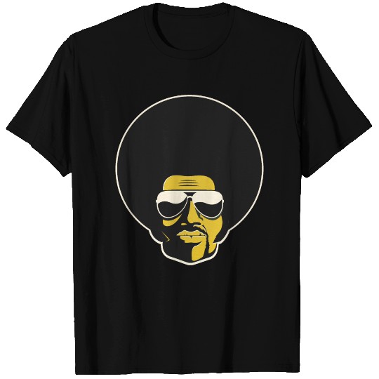 Black man, afro, Retro, Legend, African American T Shirts