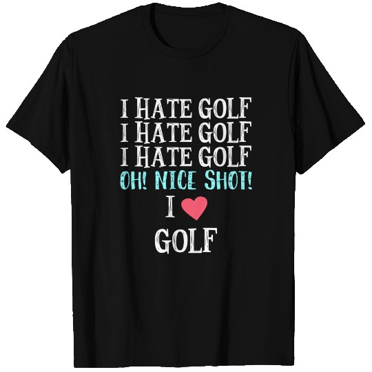 I Hate Golf T Shirts